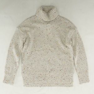 Long tall sally tan confetti sweater